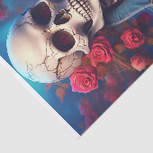 Te cool voor Skull, Denim Skelet met Attitude Tissuepapier (Detail)