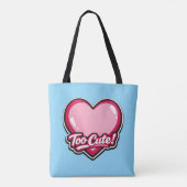 💖 Te Cute! Boodschappentas 👜✨ Draagtas (Achterkant)