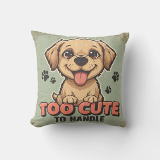 Te Cute om aan te kunnen Hond  Kussen