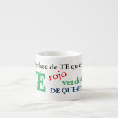 Te de querer mug tea mug (Devant)