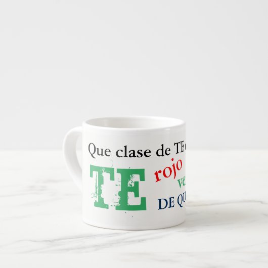 Te de querer mug tea mug (Devant gauche)