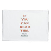 Te dicht kussensloop (Achterkant)