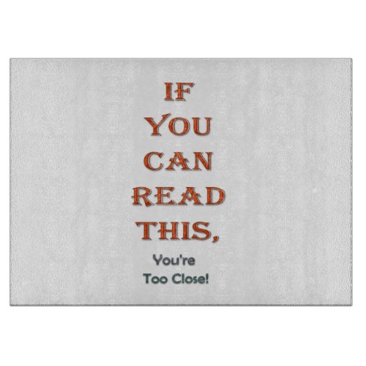 Te dicht snijplank (Voorkant)