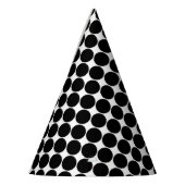 Te dichtbij Black Stippen Party Pet Feesthoedjes (Links)