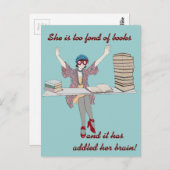 Te Dierbaar van Boeken Briefkaart (Voorkant / Achterkant)