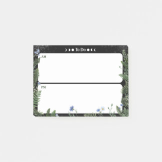 Te-Do AM/PM Post-it Notitie - Donker Fantasievol O Post-it® Notes