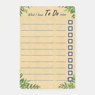 Te doen Lijst met Since datum Post-it® Notes