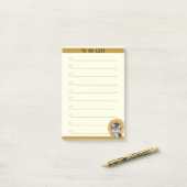 te doen lijst & Schattigee hond Post-it® Notes (Op bureau)
