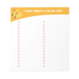 Te doen lijst - Taco Lovers Gift - Taco Notitieblok