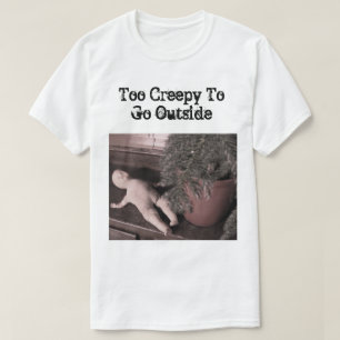 Te eng om buiten Mannen T-Shirt te gaan