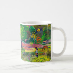 Te Fare, Het Huis landschapskunst van Paul Gauguin Koffiemok