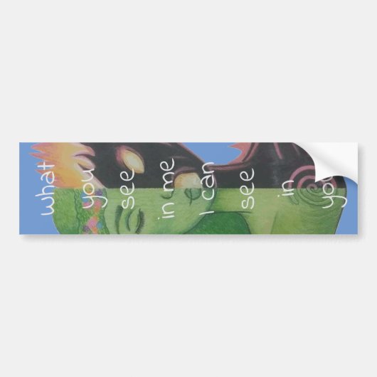 Te Feti en Te Ka Bumpersticker (Voorkant)