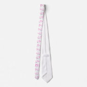 Te gebruiken bride (roze script) stropdas (Achterkant)