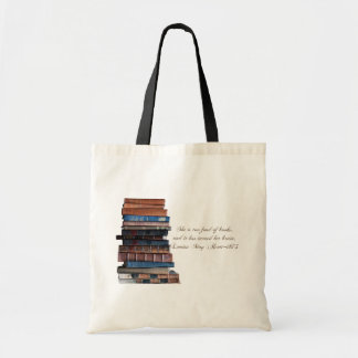 Te gek op boeken met een citaat. tote bag