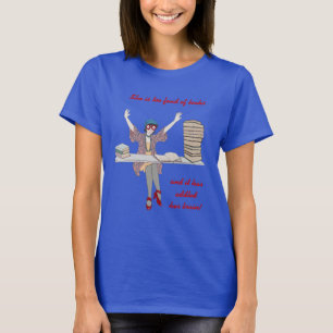 Te gek op boeken t-shirt