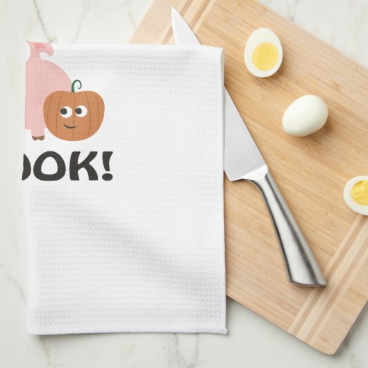 Te gek voor Spook! Pig Witch Theedoek (Quarter Fold)