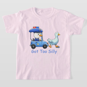 Te Gekke Funny Goose Police Humor T-shirt