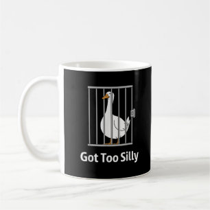 Te Gekke Funny Goose Pun Humor voor Animal Lov Koffiemok
