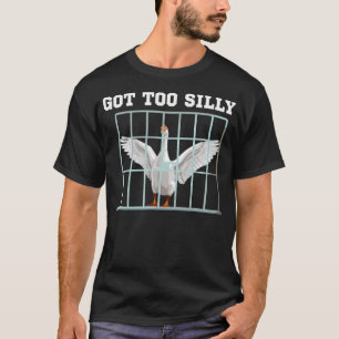 Te Gekke Grappige Gans Woordspeling T-shirt