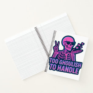 Te ghoulish om te hanteren - Cool Skeleton Humor V Notitieboek