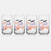 Te gif aan Spook Halloween Blikvorm Glas (Voorkant)