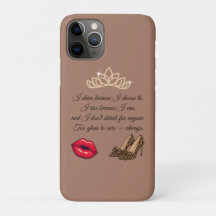 Te Glam Om Te Zorgen – Chic Citaat 