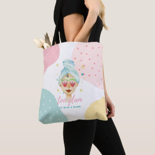 Te glamoureus om een grapje te maken Grappige Cute Draagtas