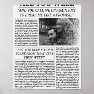 Te goed kranten poster