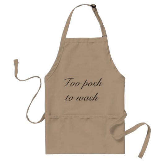 Te goed om (de afwas!) Apron te wassen Standaard Schort (Voorkant)