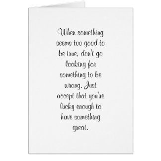 Te goed om waar te zijn?