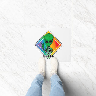 Te grazen voor de aarde deurmat