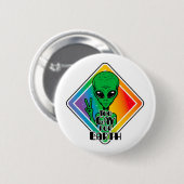 Te grazen voor de aarde ronde button 5,7 cm (Voorkant /achterkant)