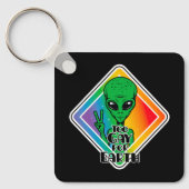 Te grazen voor de aarde sleutelhanger (Voorkant)