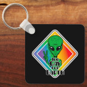 Te grazen voor de aarde sleutelhanger (Voorkant)