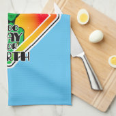 Te grazen voor de aarde theedoek (Quarter Fold)