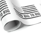 Te groot om grappige Republikein Trump Patriottisc Cadeaupapier (Rol Hoek)