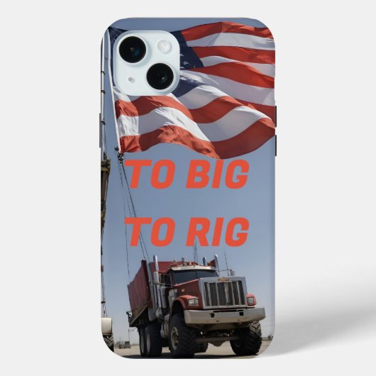 TE GROOT OM TE KAPEN Case-Mate iPhone CASE (Achterkant)