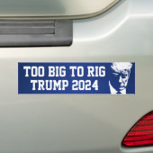 Te groot om te manipuleren bumpersticker (Op auto)