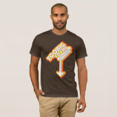 Te groot om te mislukken (met pijl) t-shirt (Voorkant volledig)