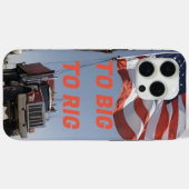 TE GROOT OM TE RIGGEN Case-Mate iPhone CASE (Achterkant (horizontaal))