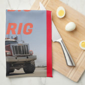 TE GROOT OM TE RIGGEN THEEDOEK (Quarter Fold)