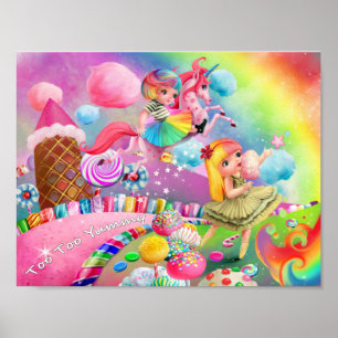 Te groot Poster