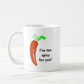 Te heet koffiemok (Links)