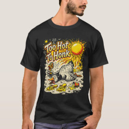 Te heet om te toeteren – Grappig zomereend strand  T-shirt