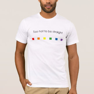 Te heet Regenboog - Licht Kleding T-shirt