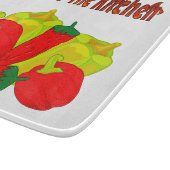 Te heet! snijplank (Hoek)