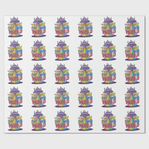 Te homo voor deze wereld Grappige LGBT Alines UFO Cadeaupapier