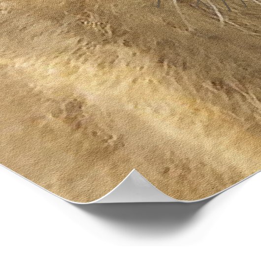 Te hoog om grijs te verbergen poster (Hoek)