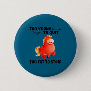 Te jong om te stoppen te arm om te stoppen te dik ronde button 5,7 cm