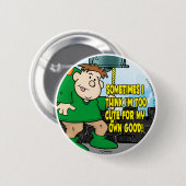 Te klappen ronde button 5,7 cm (Voorkant /achterkant)